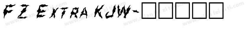 FZ Extra KJW字体转换
